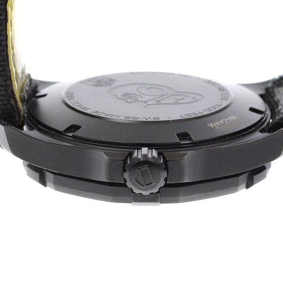 TAG HEUER Aqua racer WAY218A Caliber 5 black Dial Automatic Men's Watch - Picture 4 of 12